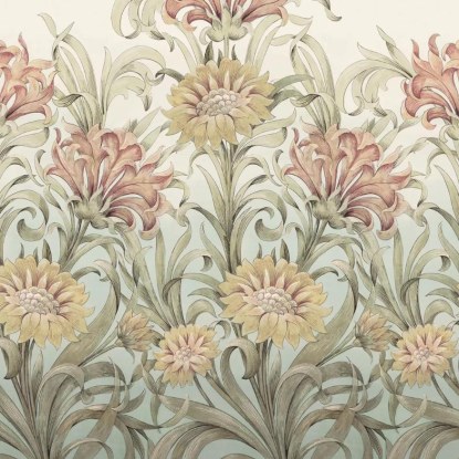 The flower ballet vert feuille Collection Héritage Papier peint panoramique Casadeco