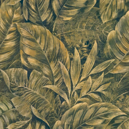 Karipuna vert feuille Collection Vegetals Papier peint panoramique Casadeco