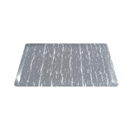 Tapis anti-fatigue gris marbré Romus