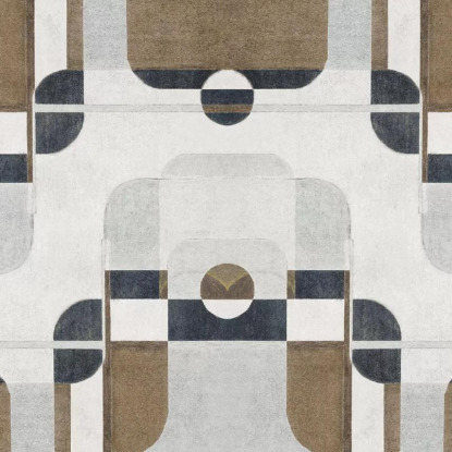 Conrad gris duvet / encre Collection Carnaby Street Papier peint panoramique Casadeco