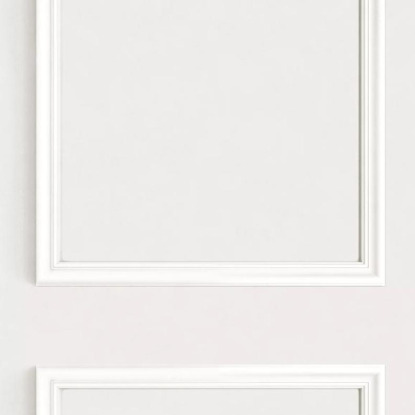 L' haussmannien blanc antique Collection Moulures & Co Papier peint Casadeco