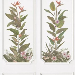 Eclat tropical Collection Moulures & Co Papier peint panoramique Casadeco