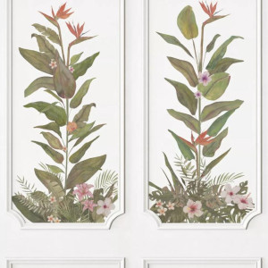 Eclat tropical Collection Moulures & Co Papier peint panoramique Casadeco