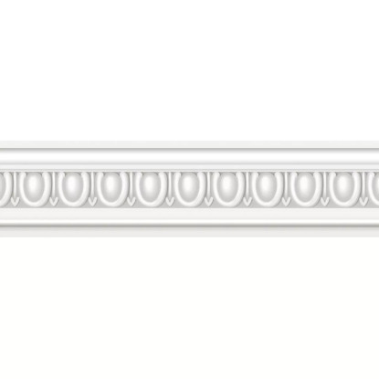 La baronne blanc antique Collection Moulures & Co Papier peint frise Casadeco