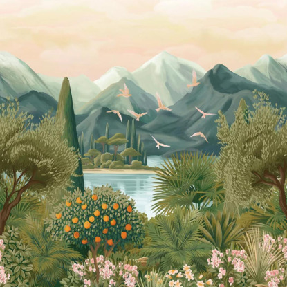 Landscape Collection Reliefs Papier peint panoramique Caselio