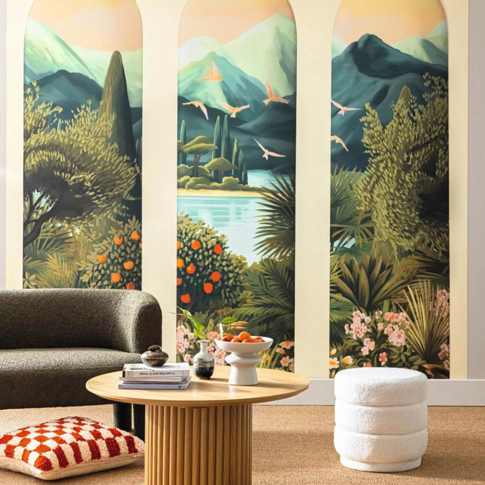 Landscape arch Collection Reliefs Papier peint panoramique Caselio
