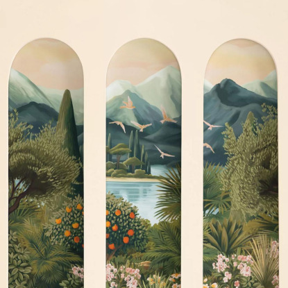 Landscape arch Collection Reliefs Papier peint panoramique Caselio