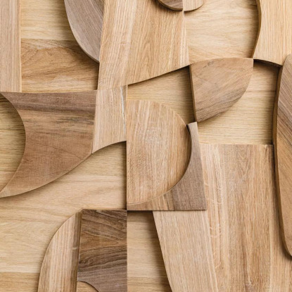 Marquetery Collection Reliefs Papier peint panoramique Caselio