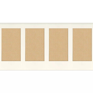 Canework base Collection Reliefs Papier peint panoramique Caselio