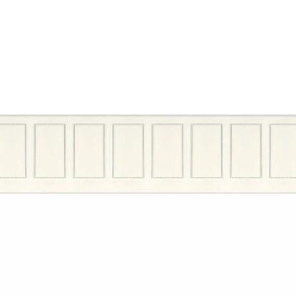 Moulding base blanc Collection Reliefs Papier peint panoramique Caselio