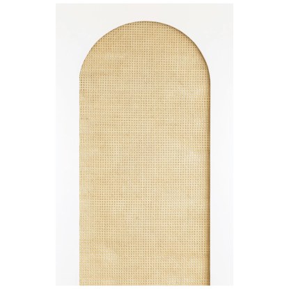 Canework arch blanc Collection Reliefs Papier peint panoramique Caselio