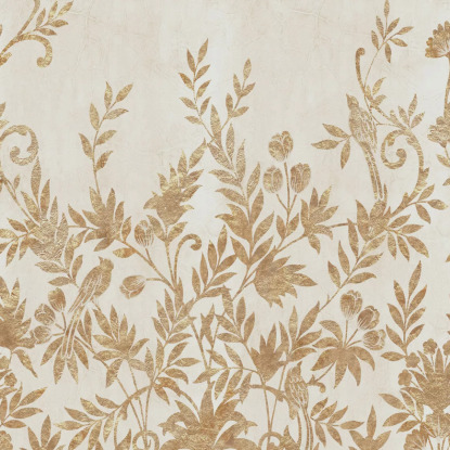 Jardin de Diane ivoire/doré Collection Panoramas 4 Papier peint panoramique Casamance