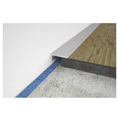 Arrêt parquet-LVT Mini-Leiste alu incolore Romus