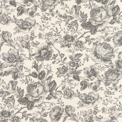 Célestine noir fusain Collection Les belles toiles de Jouy 2 Casadeco