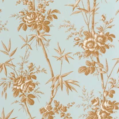 Flânerie bleu doux Collection Les belles toiles de Jouy 2 Casadeco