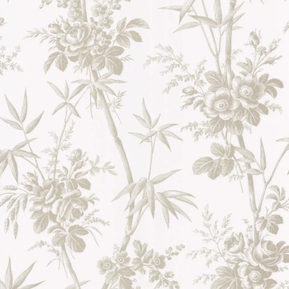 Flânerie taupe Collection Les belles toiles de Jouy 2 Casadeco