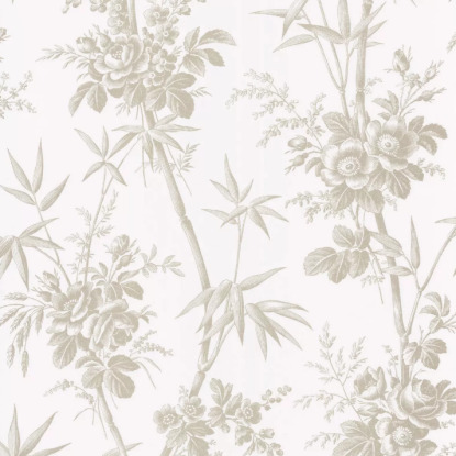 Flânerie taupe Collection Les belles toiles de Jouy 2 Casadeco