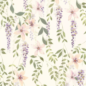 Wisteria Collection Soliflore Papier peint Casadeco