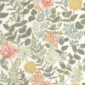 Garden flowers Collection Soliflore Papier peint Casadeco