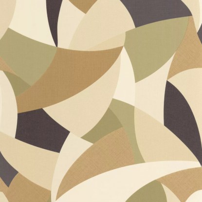 Concerto vert camel Collection Symphony Papier peint Caselio