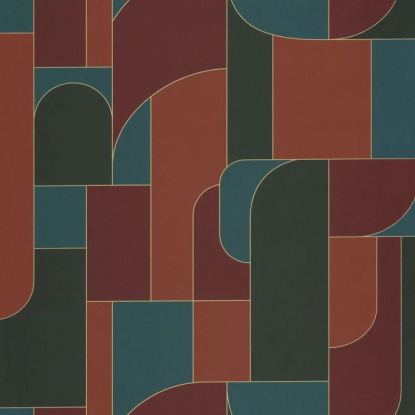 Achille grenat Collection Maison Simeon Papier peint Caselio