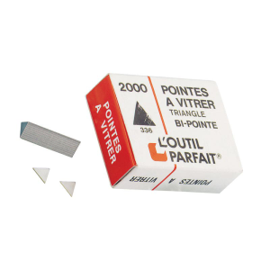 Boîte de 2000 pointes triangles 10 à 11 mm L'Outil Parfait