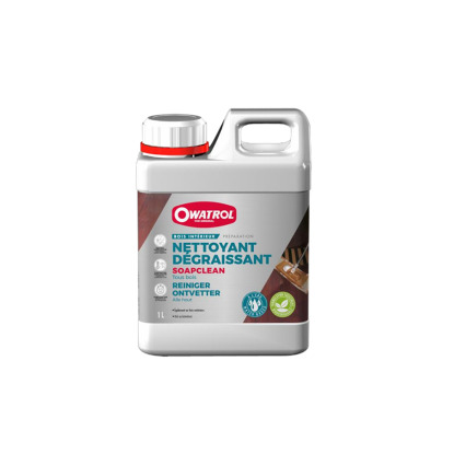 Nettoyant dégraissant pour terrasse, bardages et parquets Soapclean 1L Owatrol