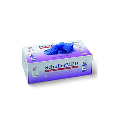 100 gants jetables Medstar Nitril non poudré taille S Schuller Eh'klar