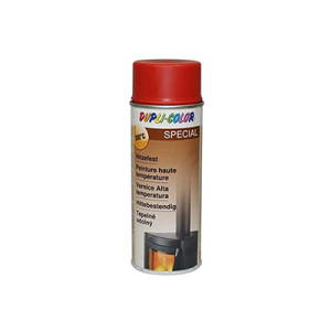 Peinture haute température 300°C rouge 400mL Dupli-Color