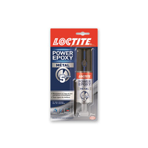 Colle Power Epoxy métal en seringue 25mL Loctite