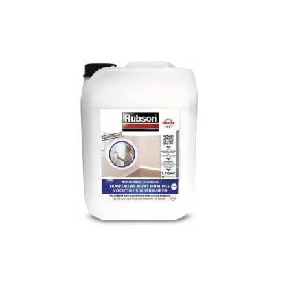 Traitement murs humides anti-humidité pour murs intérieurs 2.5L Rubson