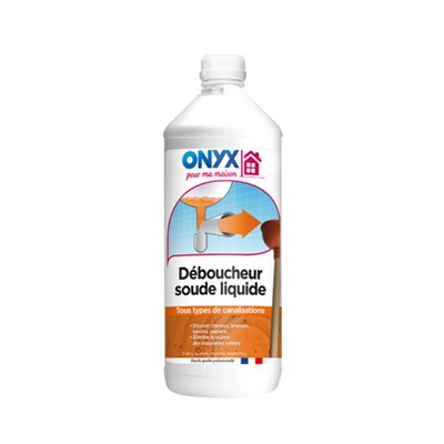 Déboucheur soude liquide 1L Onyx