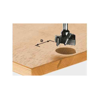 Fraise pour ferrures HW S8 D15 Festool