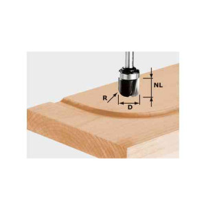 Fraise à goulotte HW S8 R6,4 KL Festool