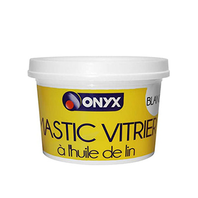 Mastic vitrier blanc 0.5kg Onyx