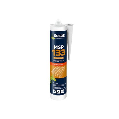 Mastic MSP 133 polymère pour collage des tuiles 400 mL Bostik