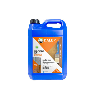 Saturateur bois huile de protection haute performance 5L Dalep